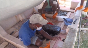 FAO help fisherman repair boats damaged by Cyclone Winston